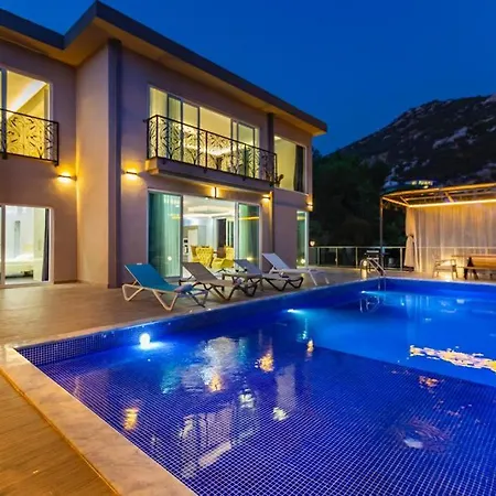 La Villa Celine- Xlarge Villa Complete Privacy In Nature, Pool With Wonderful View Kalkan Exterior photo